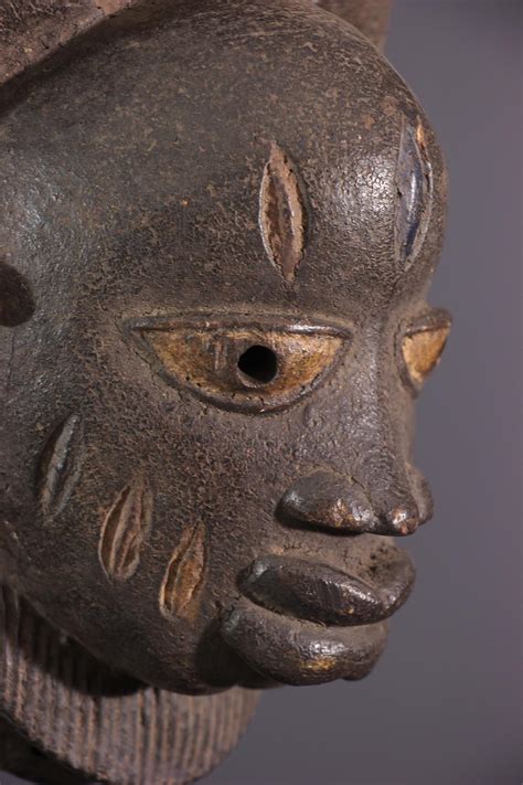 Yoruba Mask (14426) - African mask, tribal art, primitive art