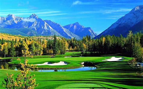 Kananaskis Golf Course, Golf, Mountains, Greens, Nature, HD wallpaper ...