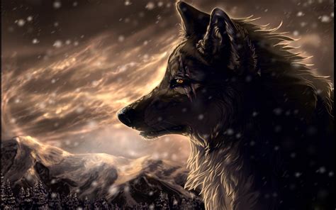 Fantasy Wolf Wallpaper Hd