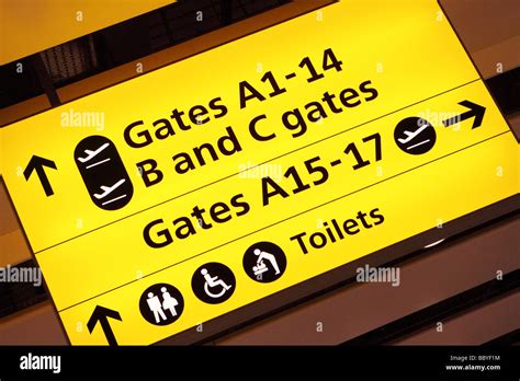 Airport Terminal Signs And Markings