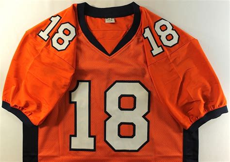 Peyton Manning Signed Broncos Jersey (Mounted Memories) | Pristine Auction