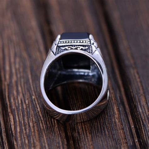 Black Obsidian Ring - Black Obsidian Ring at 50% OFF ! - Spiritual Bliss Shop