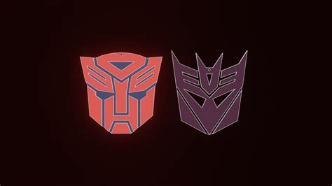 Free STL file AUTOBOTS AND DECEPTICONS LOGO・3D printable model to download・Cults