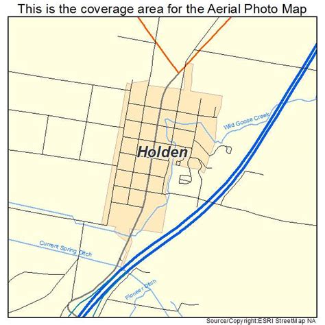 Aerial Photography Map of Holden, UT Utah