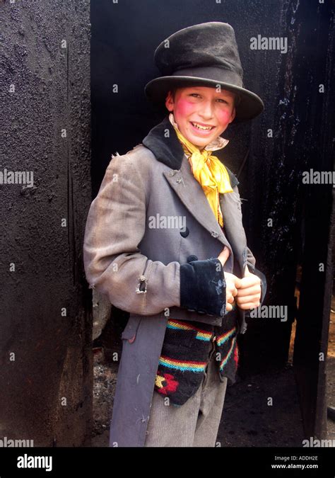 Young boy as the Artful Dodger in Oliver Twist school play Stock Photo ...