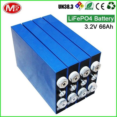 Large Capacity LiFePo4 Battery Cells 3.2v 66ah E Bike Lifepo4 Battery Pack