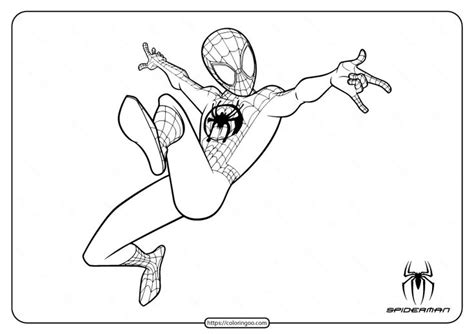 Spiderman Web Shooting Hand Coloring Pages - clowncoloringpages