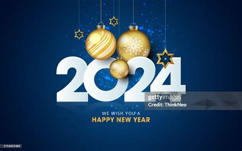 2024 Happy New Year Festive Design For Christmas Background High-Res ...