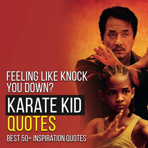 Feeling Like Knock You Down? Read Karate Kid Quotes | Quotesmasala