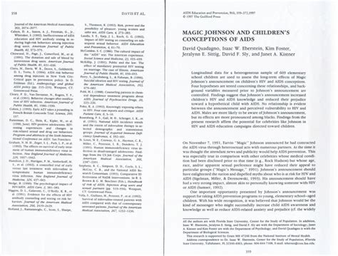 (PDF) Magic Johnson and Children's Conceptions of AIDS