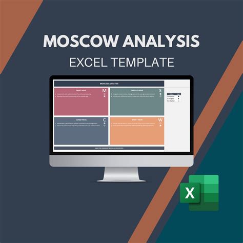 MOSCOW Analysis Excel Template MOSCOW Method MOSCOW Matrix Moscow ...