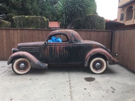 1935 ford 3 window coupe hot rod rat rod for sale: photos, technical ...