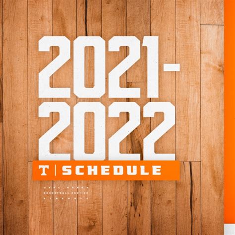 Vols Release 2021-2022 Basketball Schedule - Sports Illustrated ...