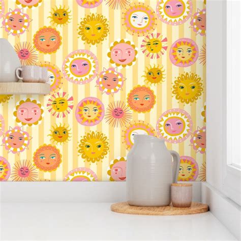 Sunny Days Wallpaper Everyday Sunshine by Miraparadies - Etsy