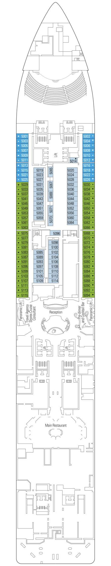 MSC Meraviglia Deck Plans