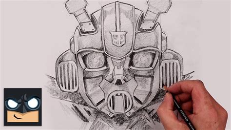 Transformers Bumblebee Face Drawing