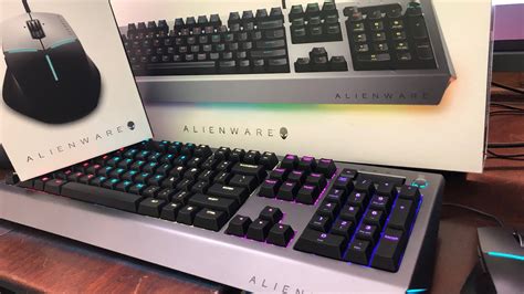 ALIENWARE PRO GAMING KEYBOARD & MOUSE : Detailed Unboxing & Setup - YouTube