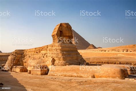 Restoration Of The Great Sphinx Of Giza Stock Photo - Download Image ...