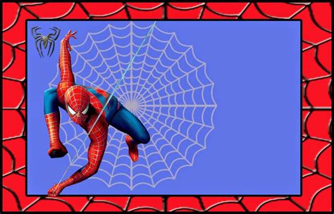 Spiderman: Free Printable Invitations, Cards or Photo Frames. - Oh My Fiesta! for Geeks