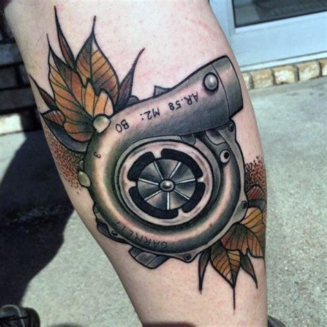 50 Turbo Tattoo Ideas For Men - Turbocharged Designs | Tattoos for guys ...