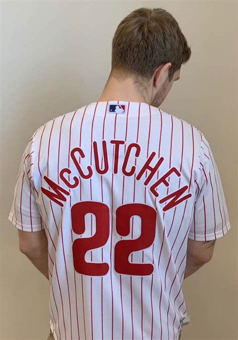 Andrew McCutchen Phillies Replica 2020 Home Jersey | Phillies ...