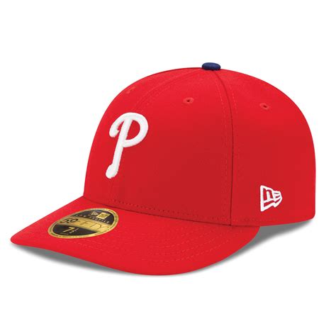 New Era Philadelphia Phillies Red Authentic Collection On Field Low Profile Game 59FIFTY Fitted Hat