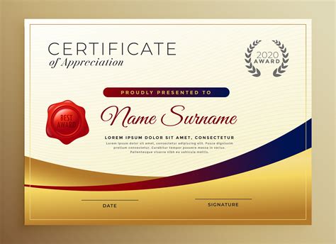 How To Create The Perfect Recognition Certificate Template - Free ...