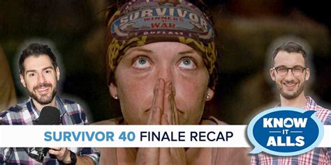 Survivor 40 Know-It-Alls | Winners at War FINALE Recap | LaptrinhX / News