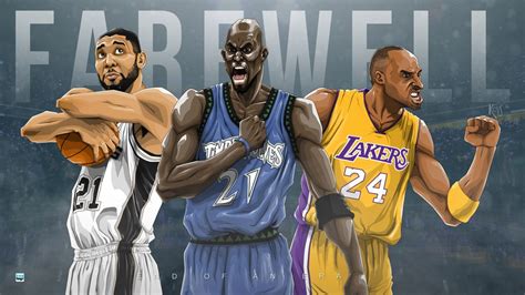 Fantastic wallpaper of 3 retired NBA legends… NBA is not the same !!! Download wallpaper in full ...