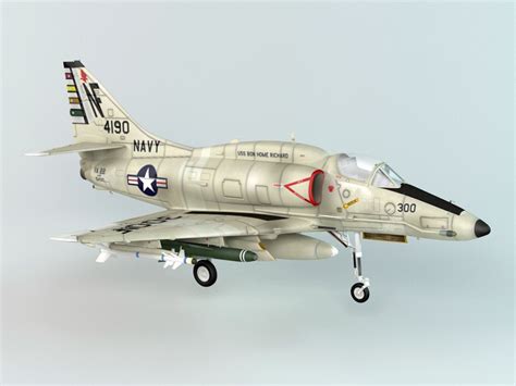 Douglas A-4 Skyhawk 3D model Download for Free