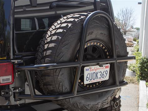 JK Swing Out Rear Tire Carrier - Steel | GenRight Jeep Parts