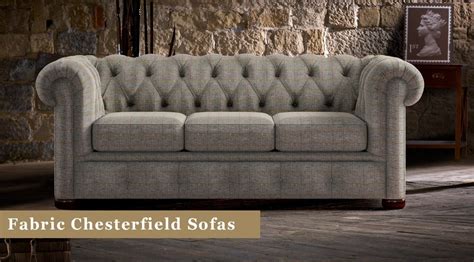 Fabric Chesterfield Sofas | Timeless Chesterfields