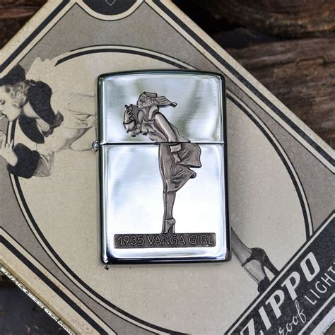 Collectibles Art & Collectibles Tobacciana Zippo 1935 Varga Girl ...