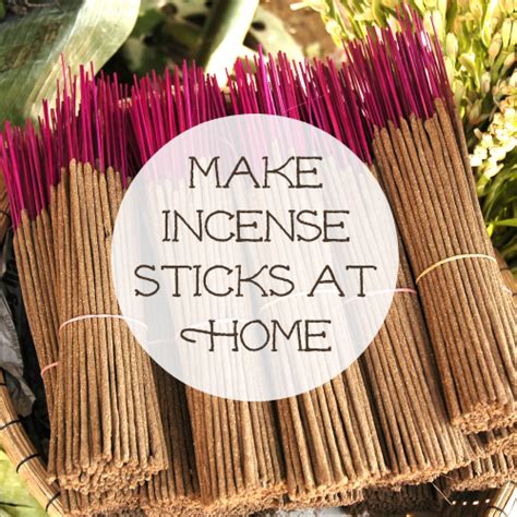 Make Incense Sticks at Home How To Make Incense, Homemade Incense ...