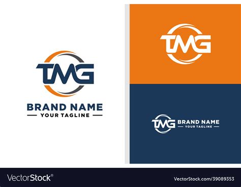 Tmg business logo identity editable Royalty Free Vector