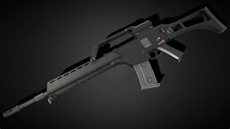 Heckler & Koch G36K Assault Rifle - Buy Royalty Free 3D model by JD24 ...