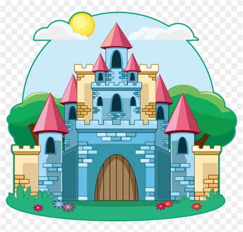 Castle Cartoon, HD Png Download - 2198x2005(#5897769) - PngFind