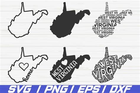 West Virginia State SVG / Cut File / West Virginia SVG