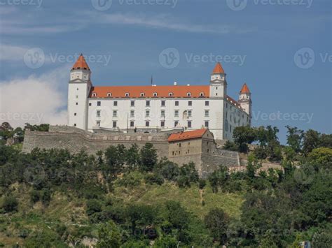 Bratislava at the danube river 7300960 Stock Photo at Vecteezy