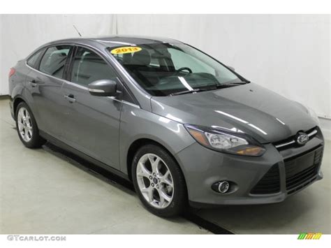 2013 Sterling Gray Ford Focus Titanium Sedan #107481172 | GTCarLot.com - Car Color Galleries