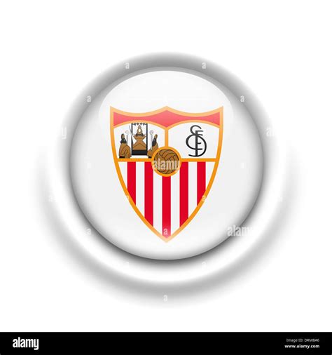 Sevilla FC logo flag symbol icon emblem Stock Photo - Alamy