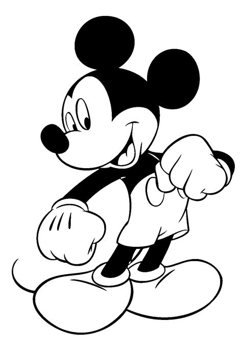 Mickey Mouse Printable Coloring Pages