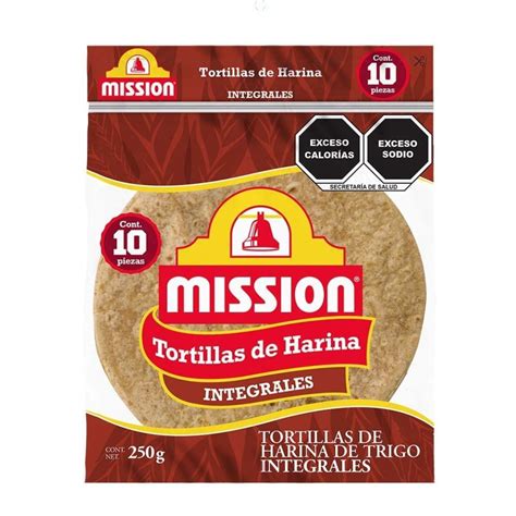 Tortillas de harina Mission integrales 250 g | Walmart