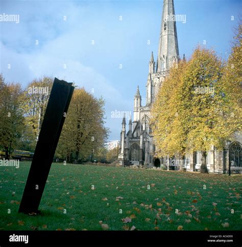 Tramline in churchyard at St Mary Redcliffe church Bristol England Stock Photo - Alamy