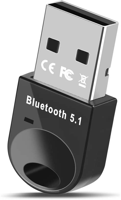 Amazon.com: Bluetooth Adapter for PC 5.1,Bluetooth Dongle Adapter for ...