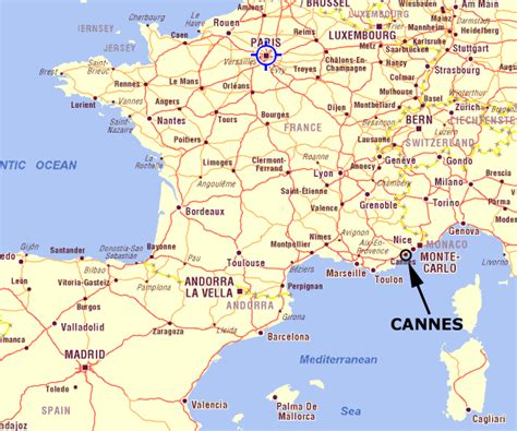 Maps of Cannes