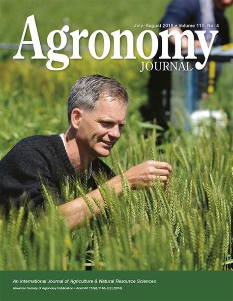 Agronomy Journal: Vol 110, No 4