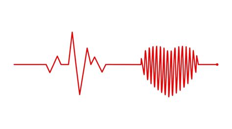 Stunning Illustration Of Heart Rhythm Ecg Line Vector Symbol Icon On ...