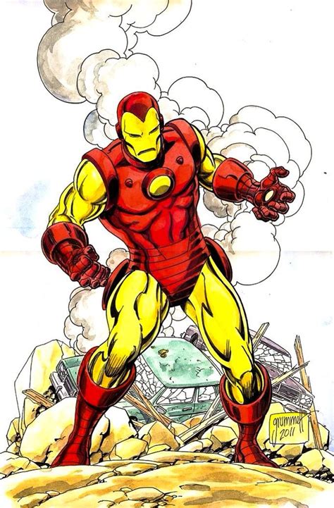 Iron Man by Tom Grummett - Avengers / Marvel Comics Hq Marvel, Marvel Iron Man, Marvel Comics ...