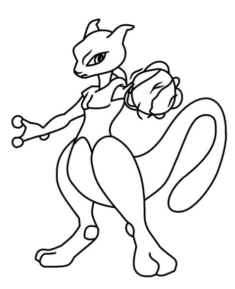 Coloriage Pokemon Mewtwo Mewtwo Coloring Page Coloriage Pokemon Porn | sexiezpix Web Porn